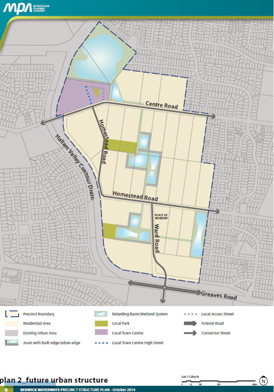 map of Berwick Waterways PSP